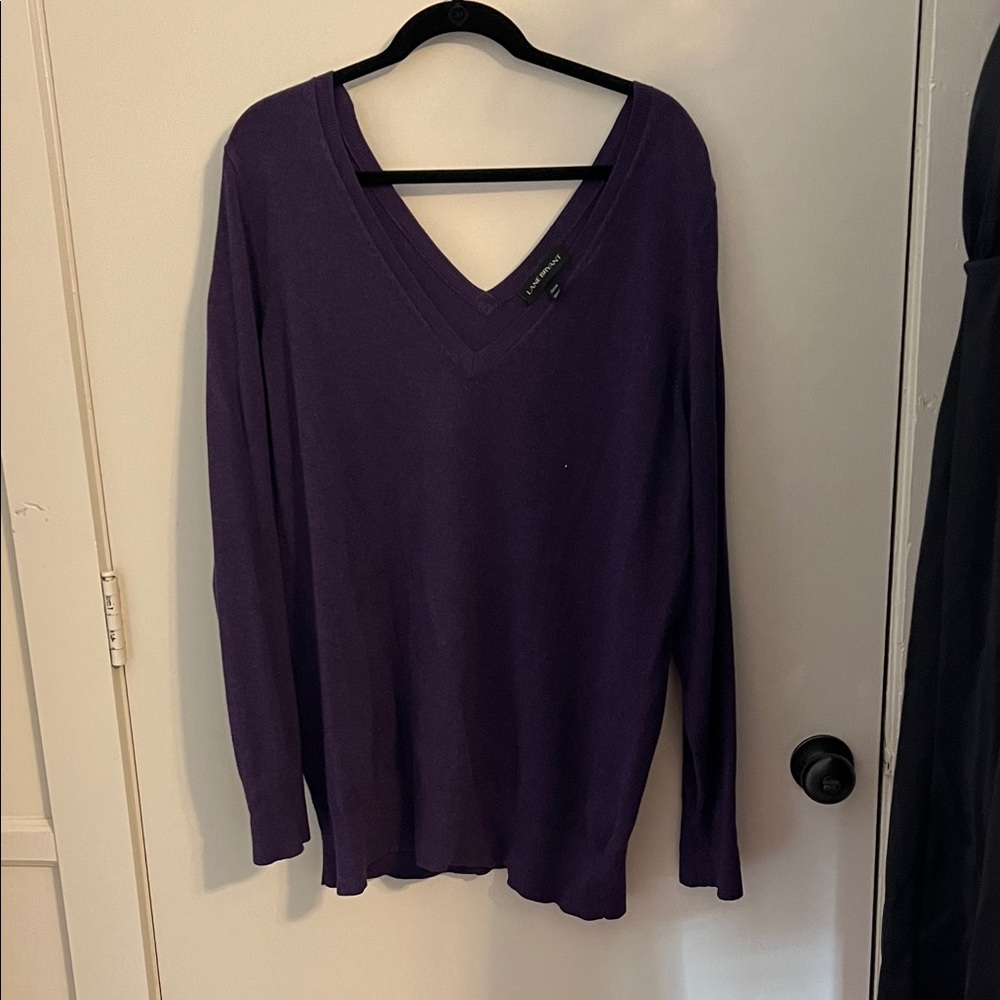 Lane Bryant Deep Purple Sweater